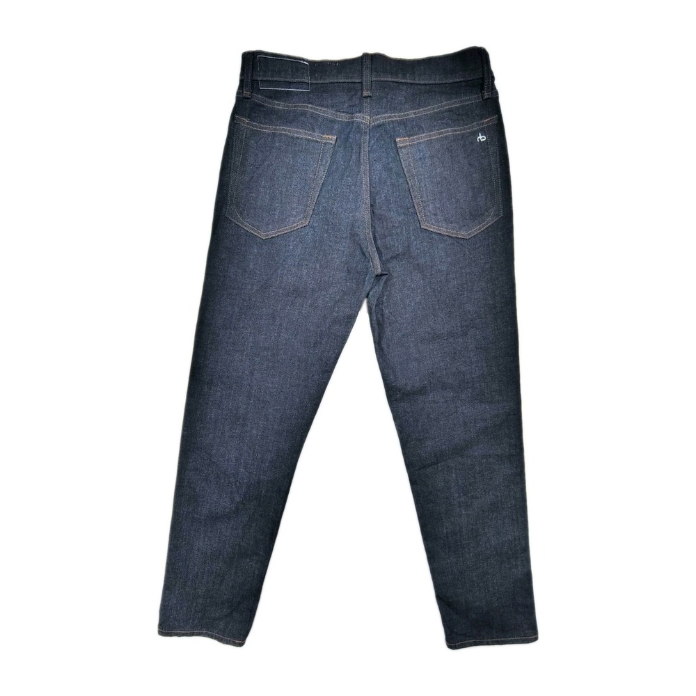Rag & Bone Fit 2 Slim Crop Jeans Mens 31 Raw Indigo Kaihara Japanese Denim Denim - Picture 4 of 12